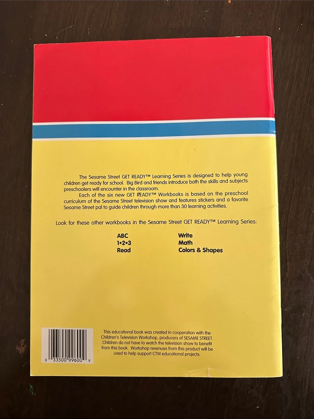 Vintage 1980s Sesame Street Colors & Shapes Activity Book